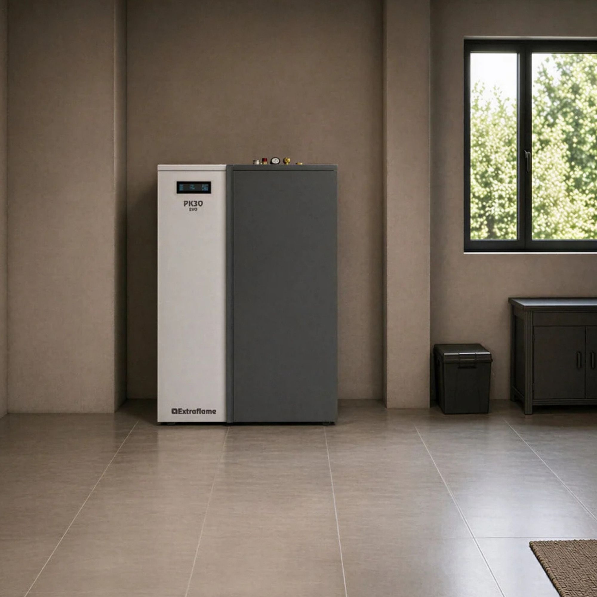 Chaudière à granulés - EXTRAFLAME PK30 EVO 30 kW