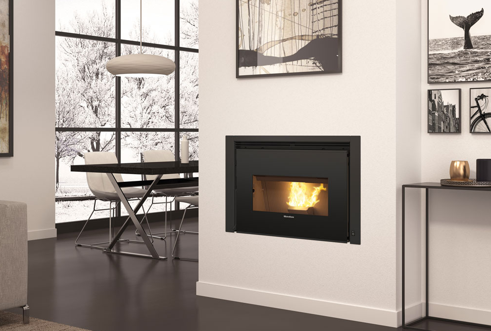 Insert à granules ventilé - EXTRAFLAME Comfort P85 12 kW