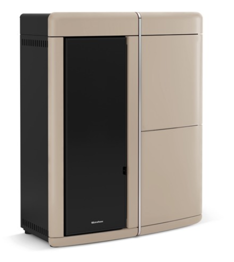 Poêle à granulés hydro étanche débrayable - EXTRAFLAME Evelyne Idro Evo 18 kW