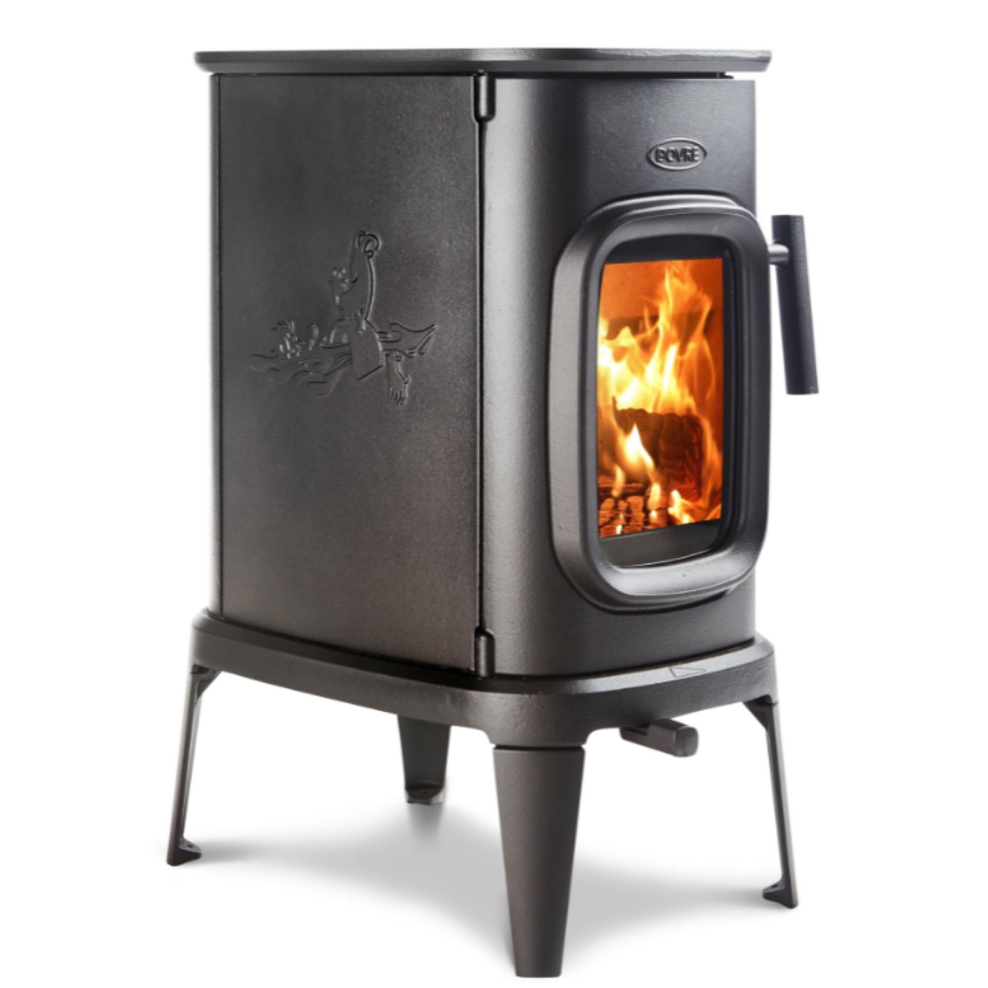 Poêle à bois en fonte raccordable - DOVRE Saga 101 7.5 kW