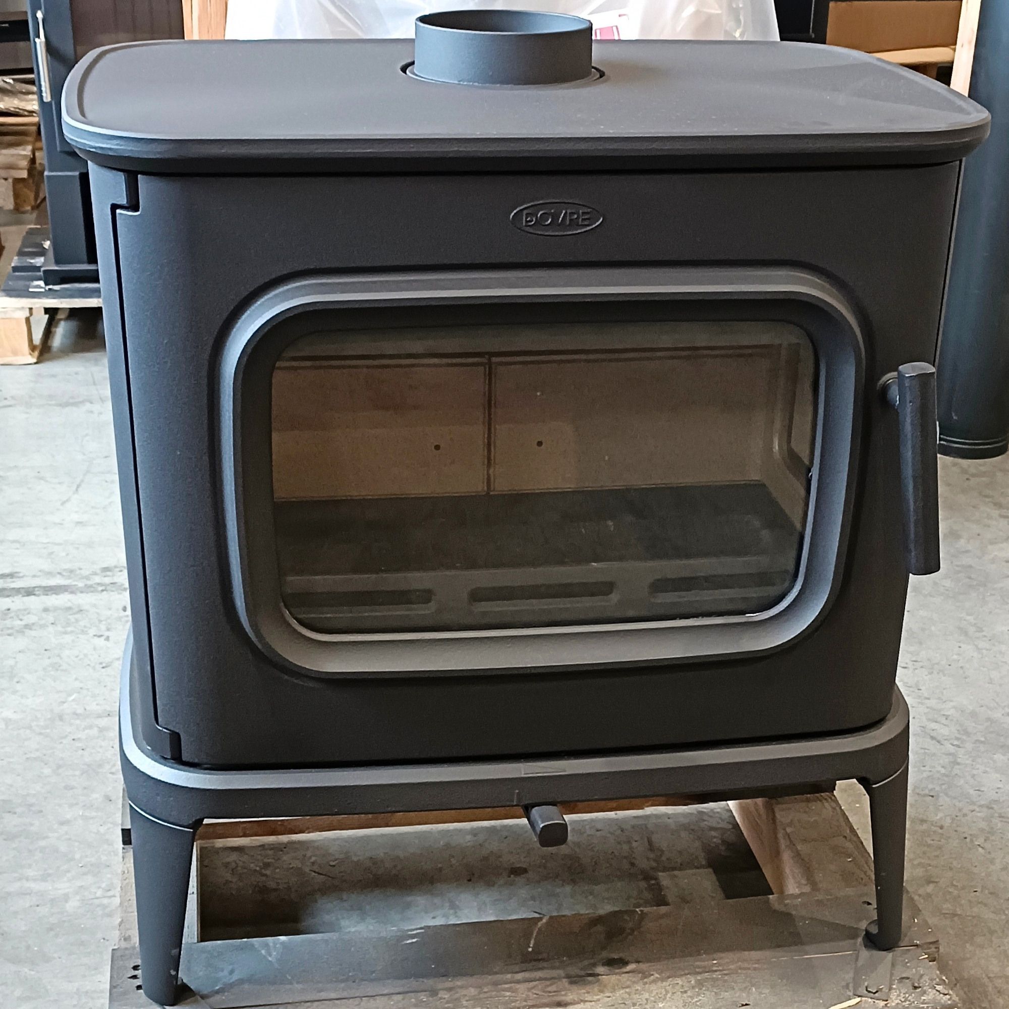 Poêle à bois en fonte raccordable - DOVRE Saga 301 10.5 kW