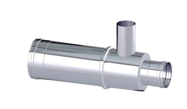 Raccord ajustable bi-flux de 425 à 525 mm - DW 316L/304