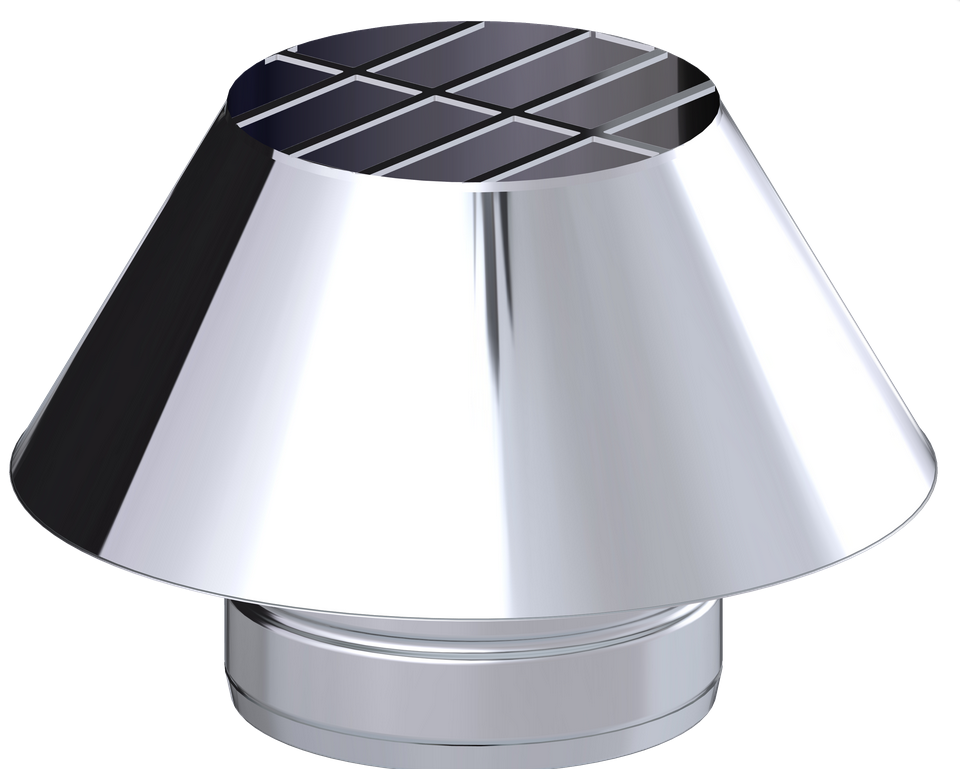 Cône de finition avec grille Ø100mm - DW 316L/304