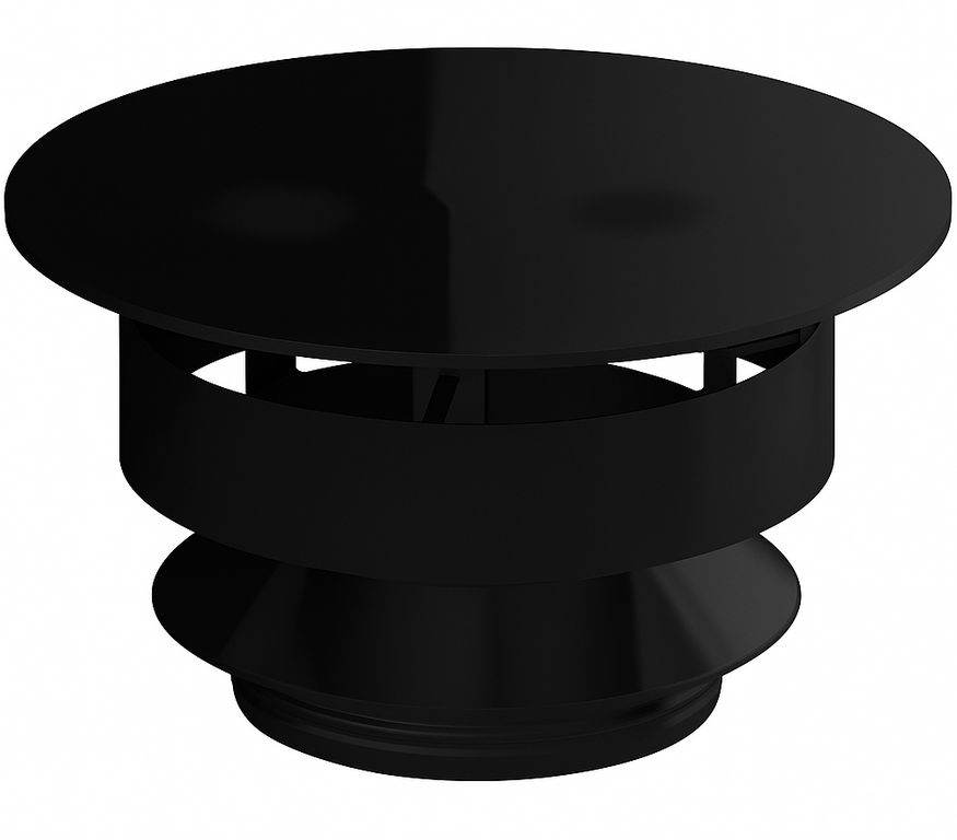 Capuchon antivent Ø150mm - DW BLACK