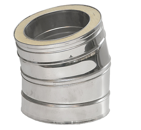 Coude 30° paroi isolé Ø150mm - DINAK