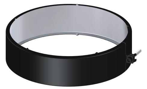 Collier d'union Ø150mm - DW BLACK