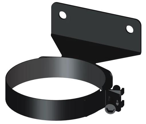 Collier mural plat Ø100mm - DEKO PELLETS CLASSIQUE