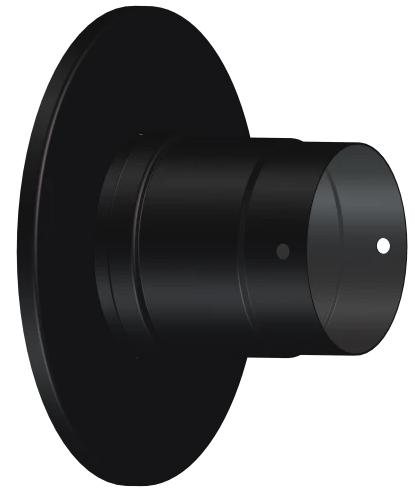 Rosace traversée murale Ø80mm - DEKO PELLETS CLASSIQUE