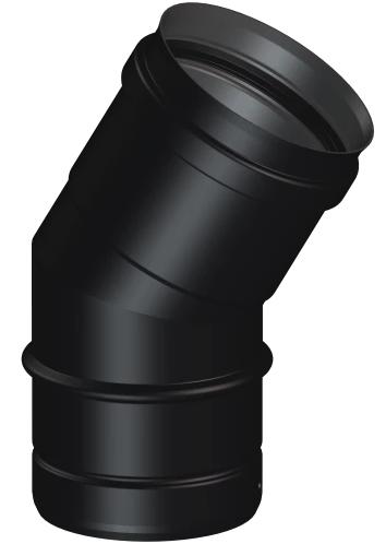 Coude 30° Ø100mm - DEKO PELLETS CLASSIQUE