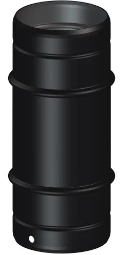 Raccord Mâle-Mâle Ø100mm - DEKO PELLETS CLASSIQUE
