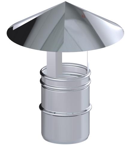 Capuchon pare-pluie Ø80mm - DINAK SW