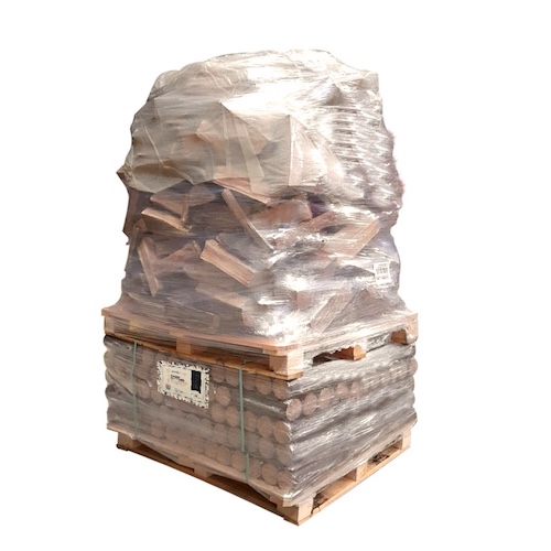 SimplyMixte Bois compressé + Box Bois de chauffage 50cm