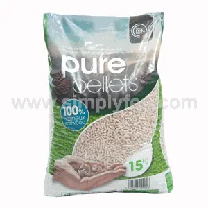 Granulés de Bois Premium Pure Pellet - 3 palettes - 195 sacs 2925 kg