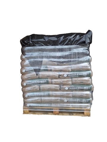 Granulés de bois Premium ECO BOIS ENERGIE - 2 palettes - 132 sacs 1980kg