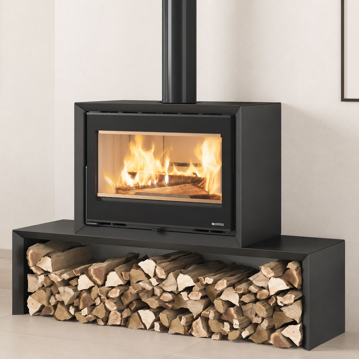 Poêle à bois raccordable - LA NORDICA Dante.16 12.4 kW