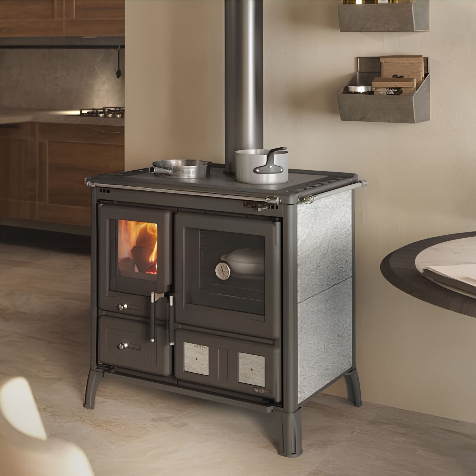 Cuisinière à bois - LA NORDICA Gardenia.16 Pierre 9.5 kW