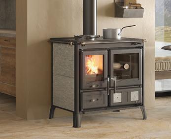 Cuisinière à bois - LA NORDICA Gardenia.16 Pierre 9.5 kW