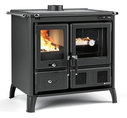 Cuisinière à bois - LA NORDICA Gardenia .16 Steel 9.5 kW