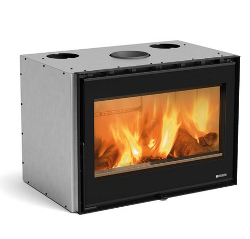 Insert à bois raccordable - LA NORDICA Inserto 80 Wide.16 12.4 kW