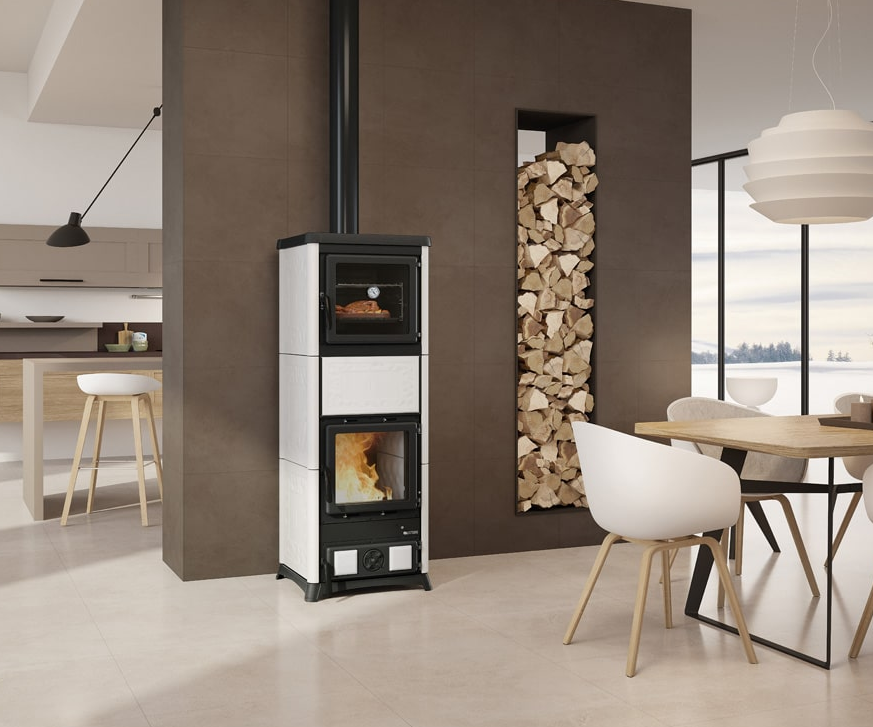 Poêle à bois avec four raccordable - LA NORDICA Nova Forno.16 11.8 kW
