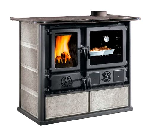Cuisinière à bois raccordable - LA NORDICA Rosa.16 Pierre 8.8 kW