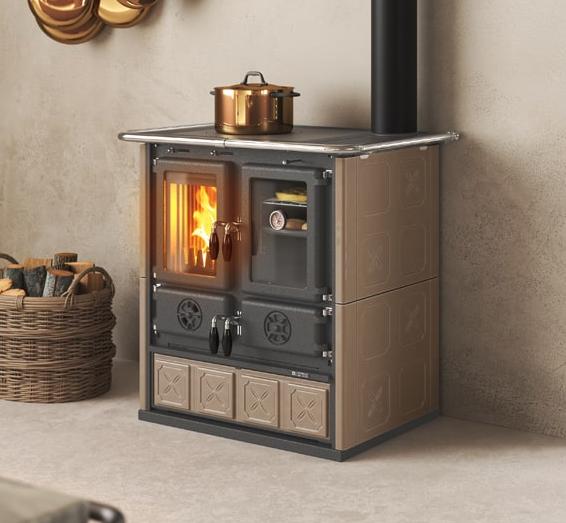 Cuisinière à bois raccordable - LA NORDICA Rosetta.16 Maiolica 7.9 kW