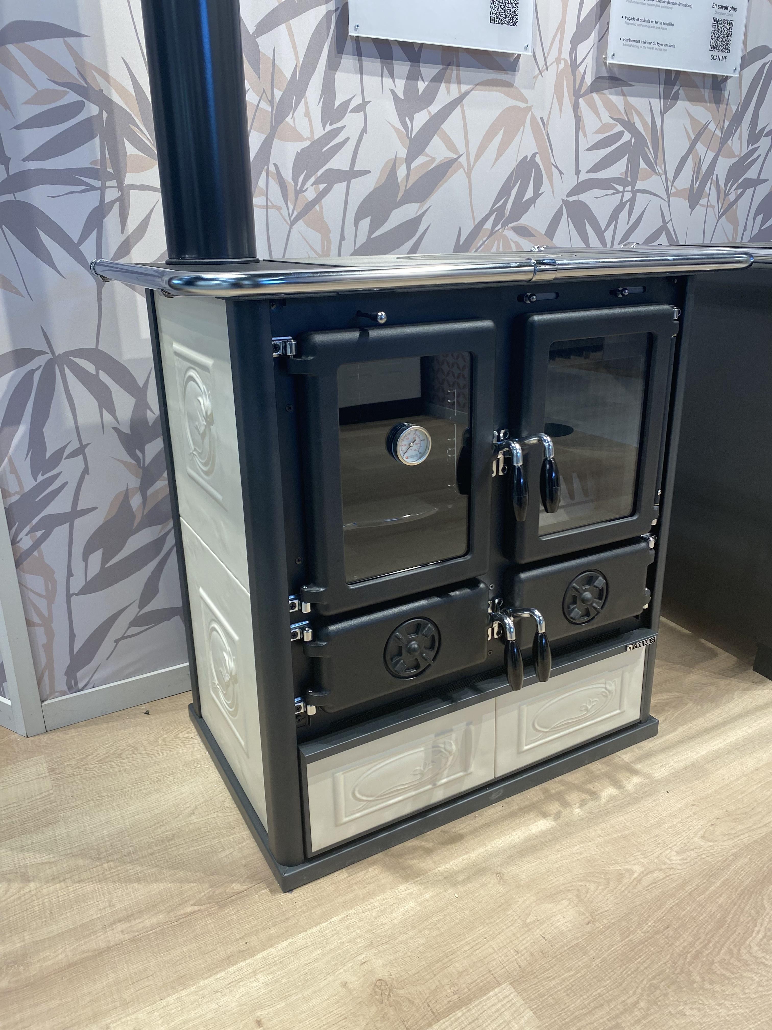 Cuisinière à bois raccordable - LA NORDICA Rosetta SX.16 Ceramica 7.9 kW