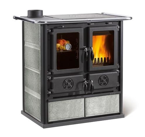 Cuisinière à bois raccordable - LA NORDICA Rosetta SX.16 Pierre 7.9 kW