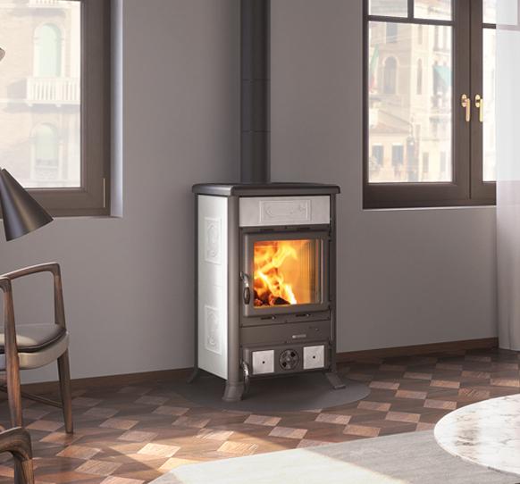 Poêle à bois en faïence - LA NORDICA Rossella R1.16 9 kW