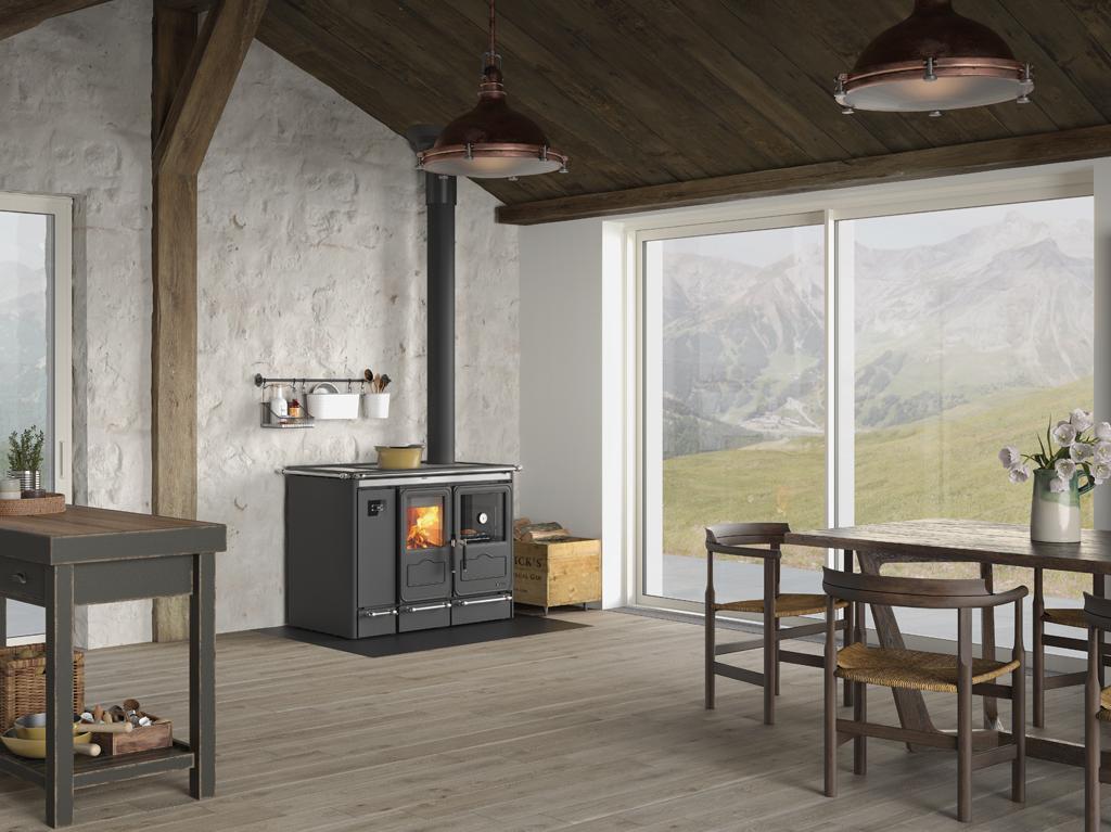 Thermo cuisinière à bois - LA NORDICA Sierra.16 15.4 kW