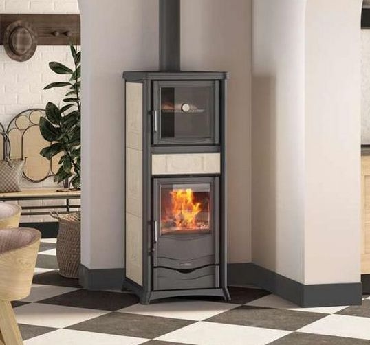 Thermo poêle à bois avec four - LA NORDICA TermoRossella Plus Forno DSA.16 11.1 kW