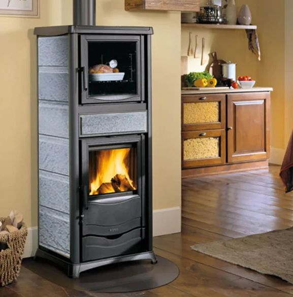 Thermo poêle à bois avec four - LA NORDICA TermoRossella Plus Forno DSA.16 11.1 kW