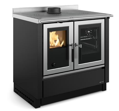 Cuisinière à bois encastrable raccordable - LA NORDICA Venezia.16 8.3 kW