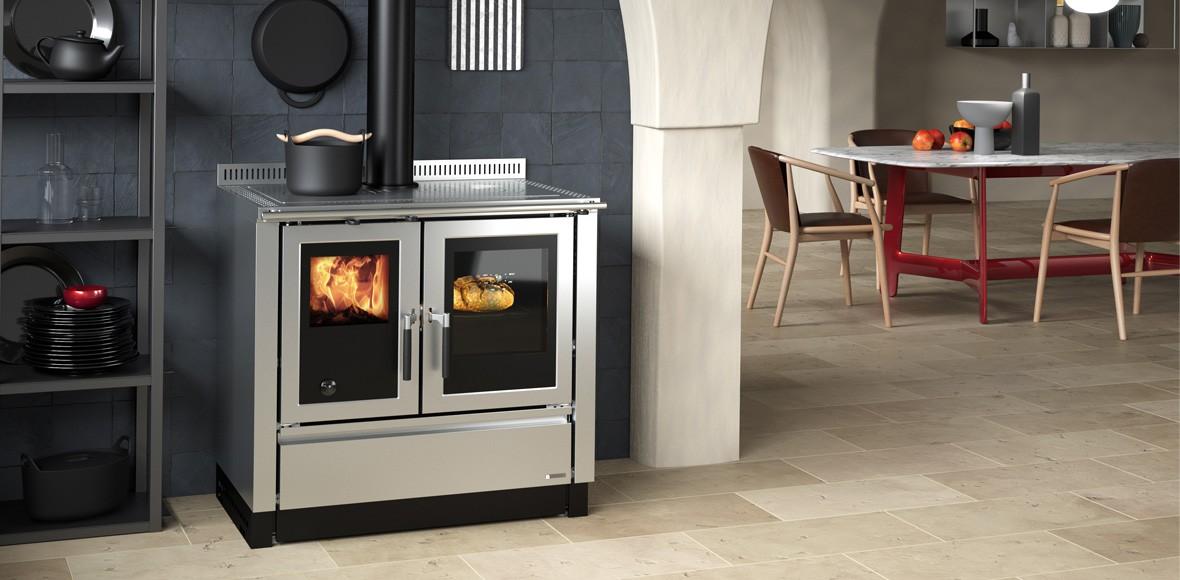 Cuisinière à bois encastrable raccordable - LA NORDICA Venezia.16 8.3 kW
