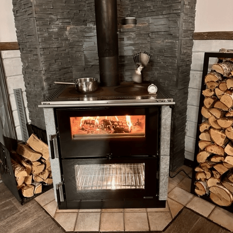 Cuisinière à bois raccordable - LA NORDICA Verona XXL.16 Petra 7 kW