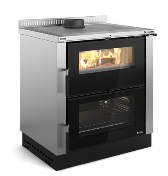 Cuisinière à bois encastrable raccordable - LA NORDICA Verona XXL.16 7 kW