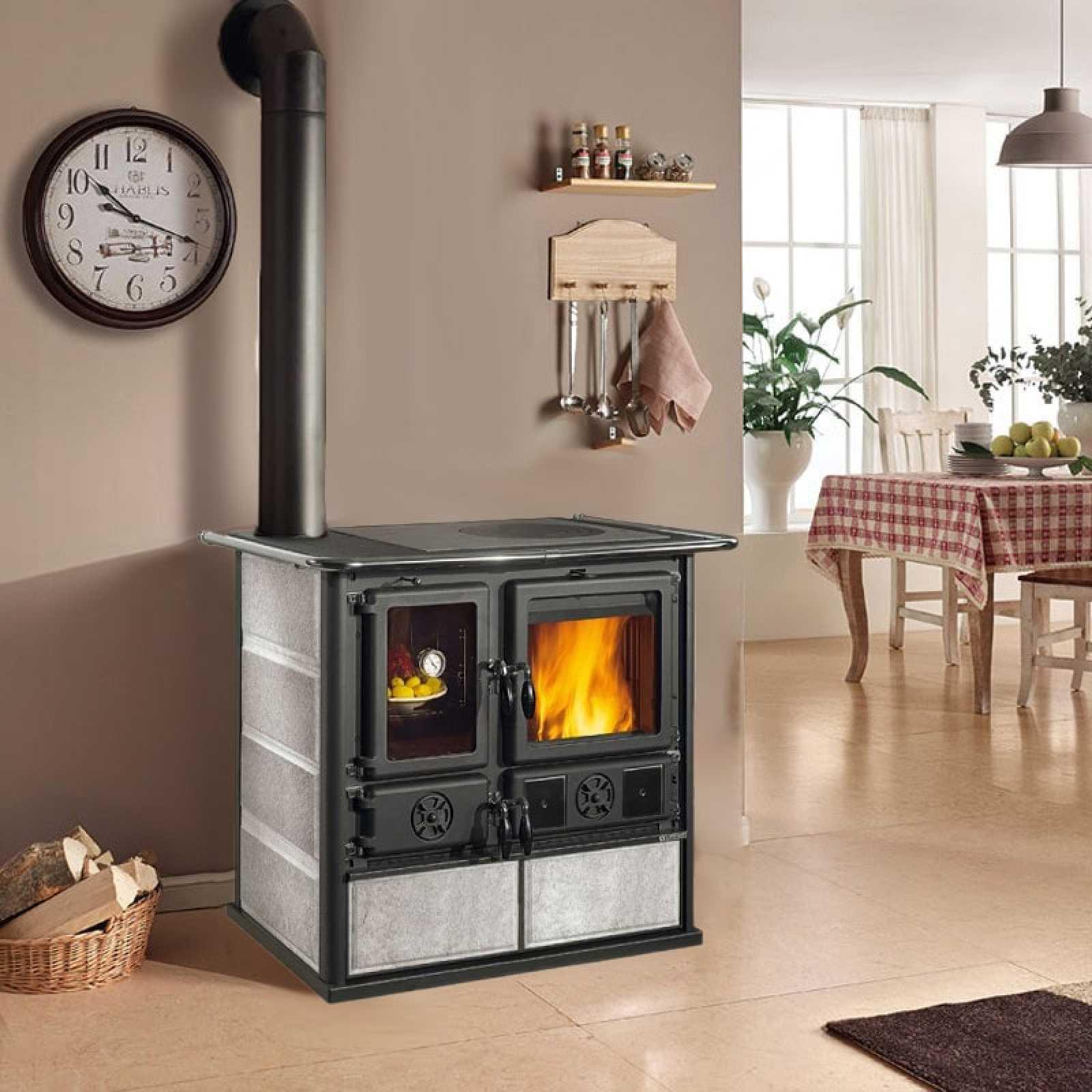 Cuisinière à bois raccordable - LA NORDICA Rosa SX Reverse.16 Petra 8.2 kW
