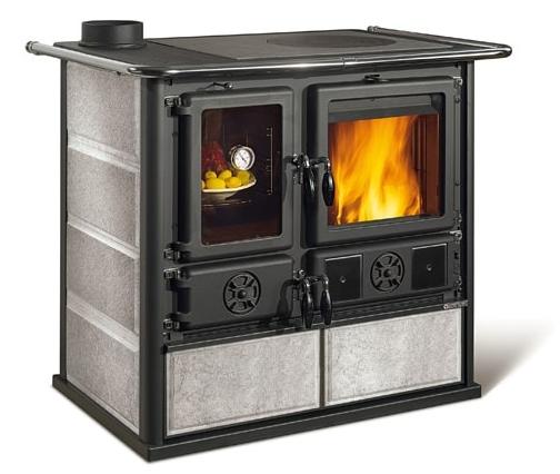 Cuisinière à bois raccordable - LA NORDICA Rosa SX Reverse.16 Petra 8.2 kW