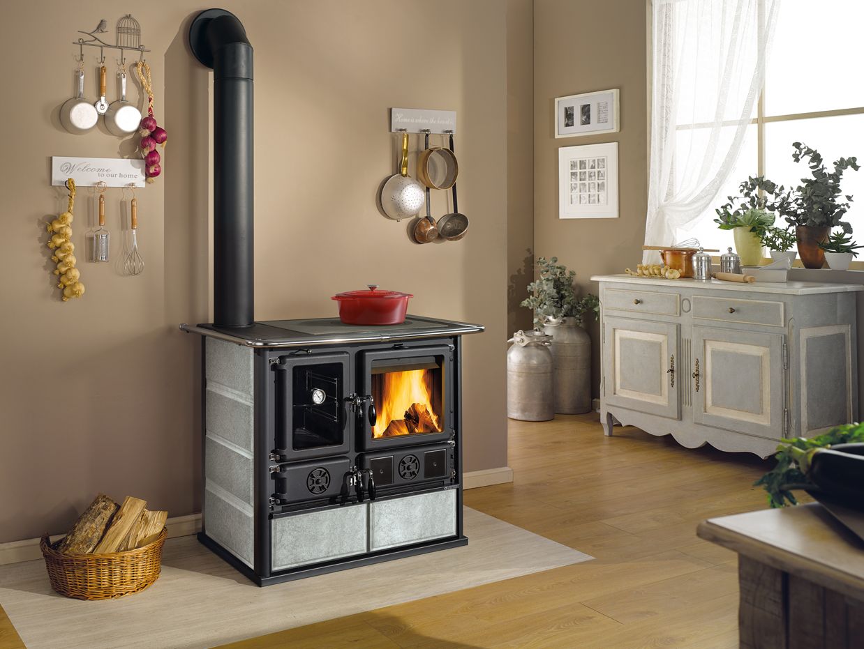 Cuisinière à bois raccordable - LA NORDICA Rosa SX Reverse.16 Petra 8.2 kW