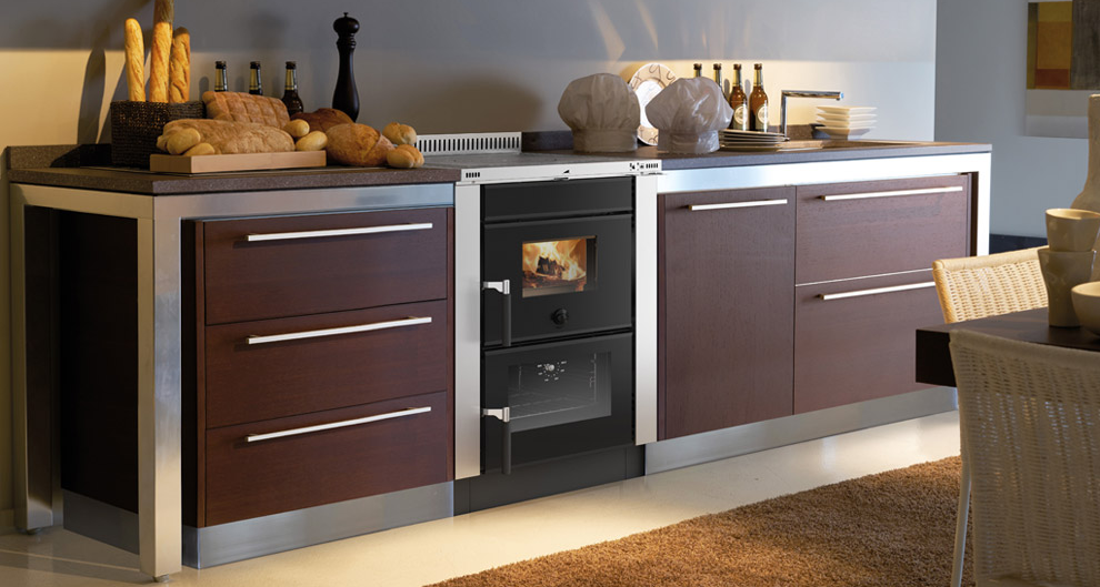 Cuisinière à bois encastrable raccordable - LA NORDICA Vicenza.16 6 kW