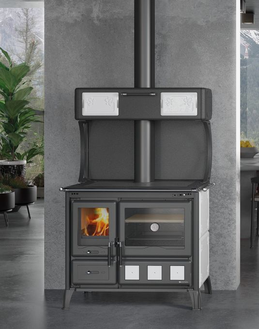 Cuisinière à bois - LA NORDICA Gardenia XXL Ceramica 10.5 kW