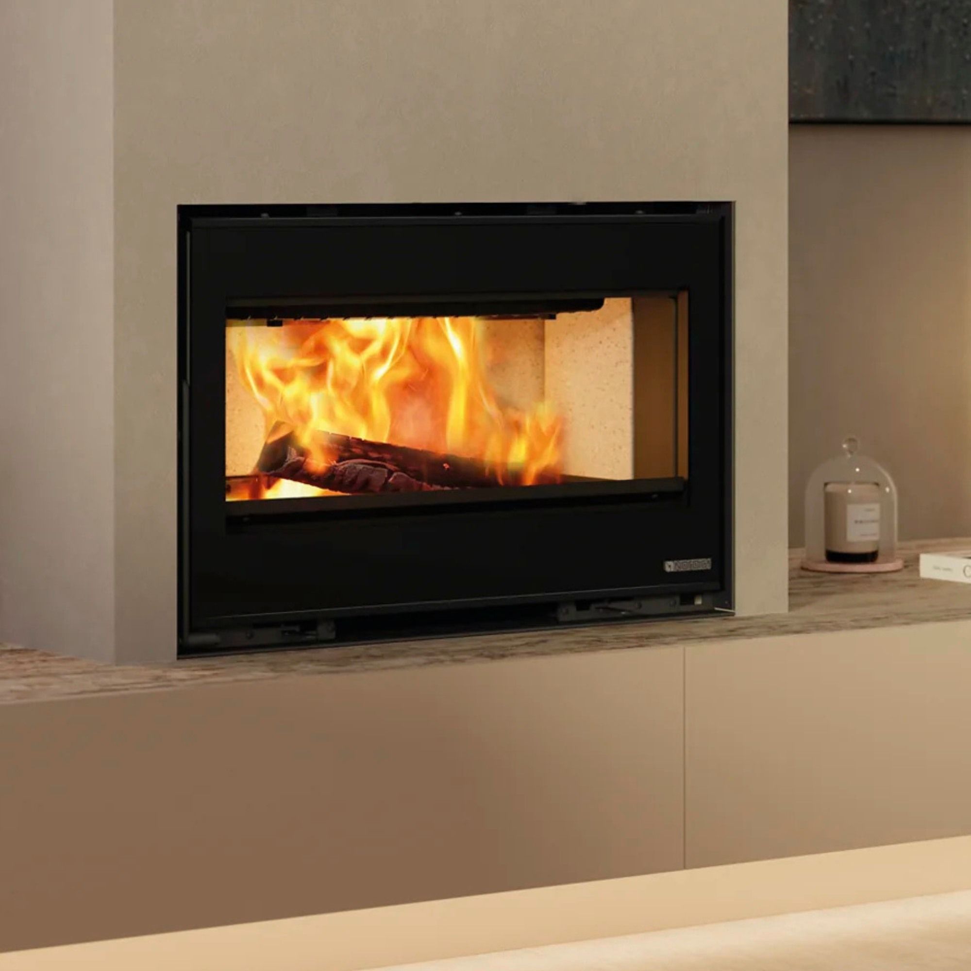 Insert à bois ventilé - LA NORDICA Inserto 80 H49 Lean 9.5 kW