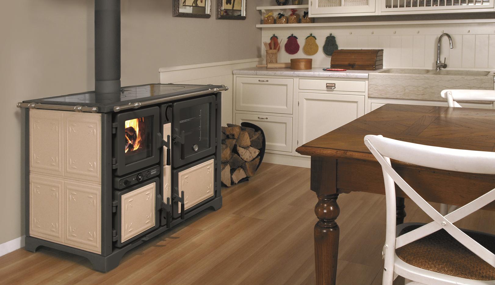 Thermo cuisinière à bois - THERMOROSSI Bosky Country F30 Evo 5 11.1kW