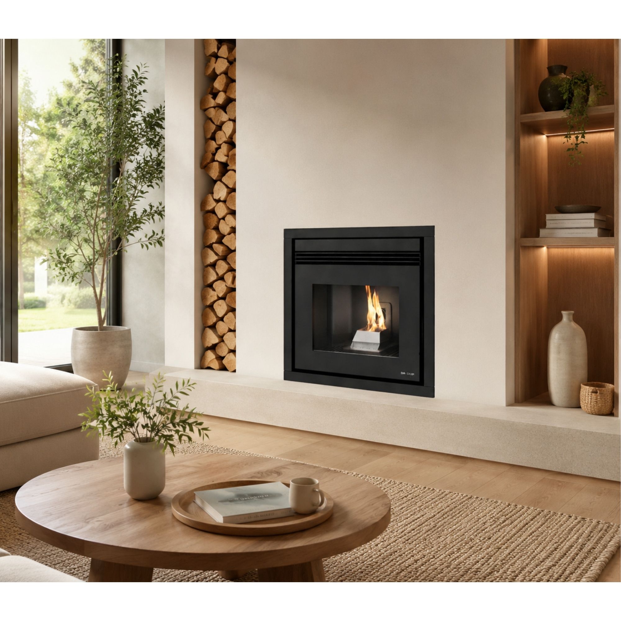 Insert à granules ventilé - PUNTO FUOCO Davide 8.5 kW