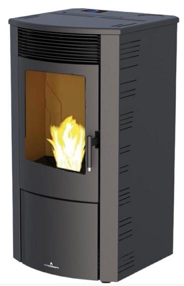 Poêle à granulés canalisable silencieux - BRONPI Abril Extra 11 kW