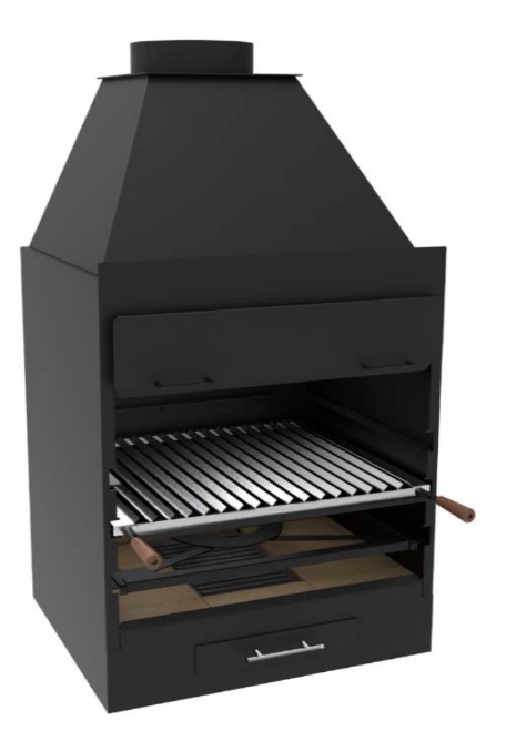 Barbecue à charbon et à bois - FM CALEFACCION - BF-60