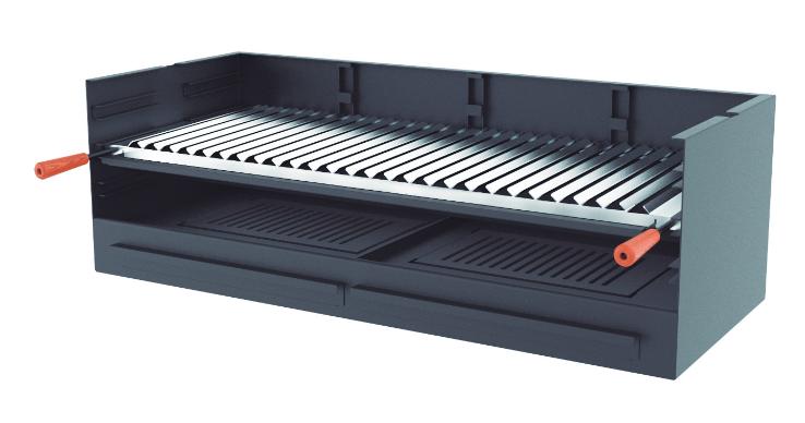 Barbecue bois/charbon - FM CALEFACCION - BV-100