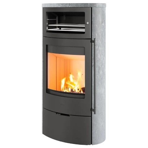 Poêle à bois Lotus Jubilee 35 | 7 kW avec compartiment de cuisson