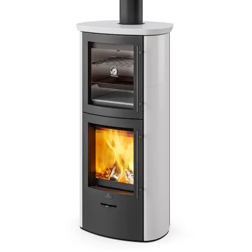 Poêle à bois Max Blank Rio BF Stone 6,5 kW Compartiment de cuisson