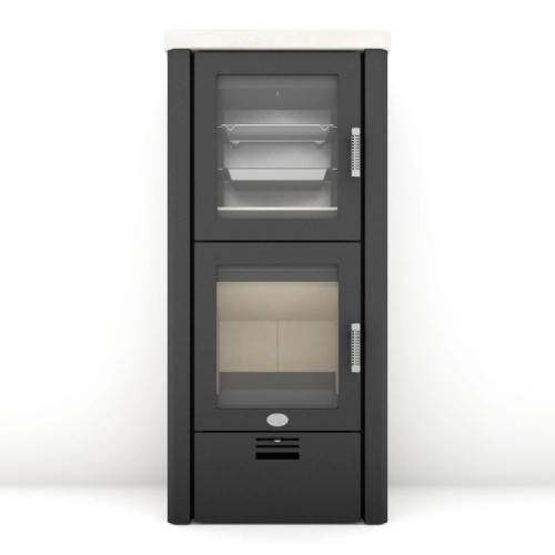 Poêle à bois Max Blank Bamberg BF 6,5 kW Compartiment de cuisson